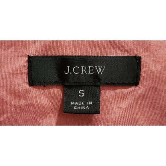 J. Crew Women's Eco Cupro Collared V-Neck Popover Tunic Top Pink BD789 Sz Small - Picture 3 of 7